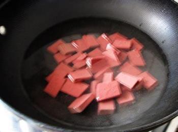 肉末尖椒烩猪血的做法步骤4