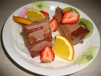 巧克力水果慕丝的做法步骤36