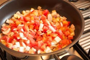 番茄蘑菇意面配烤鸡腿肉的做法图解7