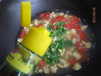 西红柿白蛤鸡蛋汤的做法步骤10