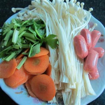 鱼头素菜锅的做法步骤5