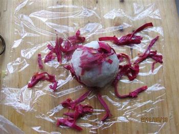 玫瑰红豆沙糯米球的做法图解9