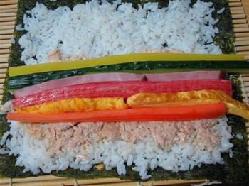 金枪鱼沙拉紫菜包饭的做法步骤19