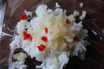 泡萝卜米饭团的做法图解12