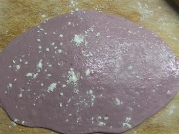 紫薯银丝卷的做法图解8