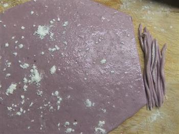紫薯银丝卷的做法步骤9