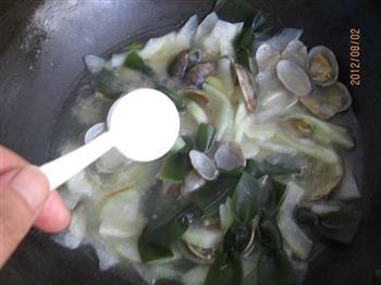 冬瓜海带花蛤汤的做法图解11
