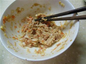 豆腐酿虾仁的做法步骤3