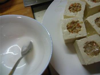 豆腐酿虾仁的做法图解8
