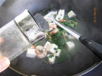 荠菜豆腐汤的做法图解10