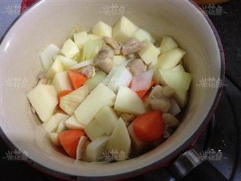 咖喱土豆鸡肉饭的做法步骤4