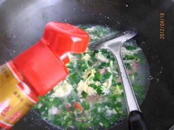 小虾韭菜鸡蛋汤的做法步骤10