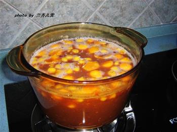 红豆木瓜莲子汤的做法图解7