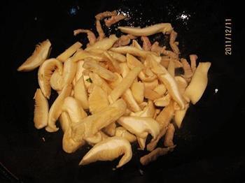 蒜黄肉丝白灵菇的做法图解6