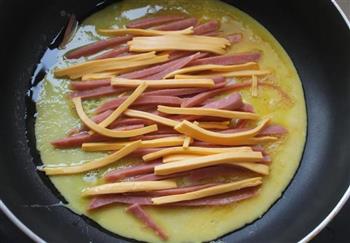火腿奶酪鸡蛋卷的做法步骤9