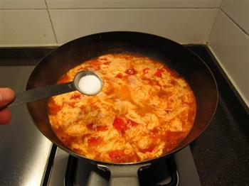 西红柿蛋花汤的做法步骤13