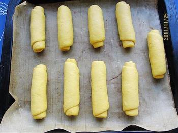 南瓜奶酥小面包的做法步骤4