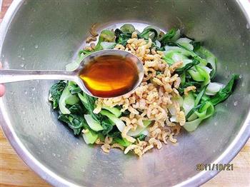 虾米手撕油菜的做法步骤8
