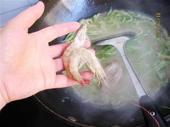 萝卜粉丝炖虾的做法步骤5