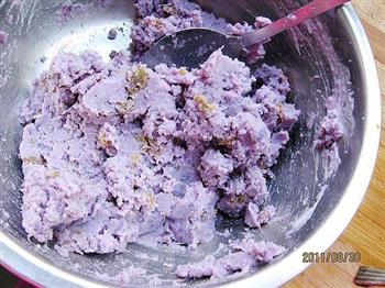酸奶紫薯芝麻球的做法图解5