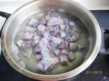紫薯火龙果糖水的做法图解3