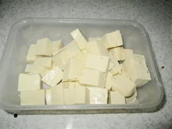 可乐豆腐的做法图解2