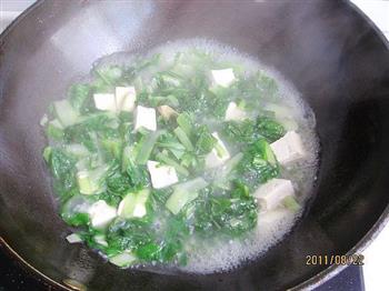 小白菜炖豆腐的做法步骤5