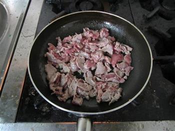 杭椒炒牛肉的做法步骤4