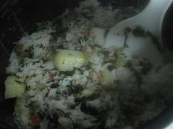 土豆酸菜焖饭的做法步骤11