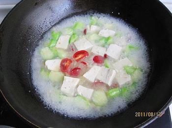 丝瓜豆腐汤的做法图解6