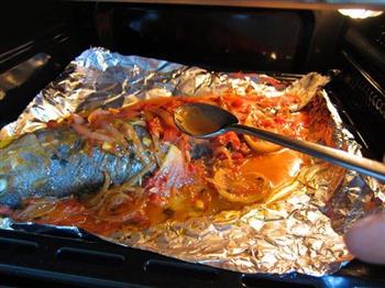 柠香茄汁烤鱼的做法步骤10