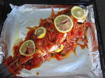 柠香茄汁烤鱼的做法步骤8