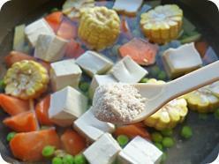 鲜虾豆腐火锅的做法步骤8