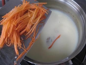 豆浆翡翠面的做法步骤17