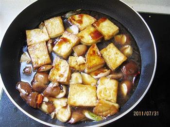 蚝油香菇豆腐的做法步骤6