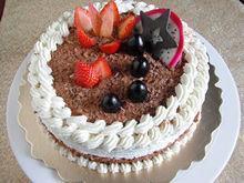 巧克力水果蛋糕的做法步骤16