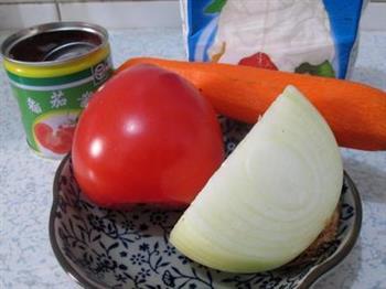 奶油番茄浓汤的做法步骤1