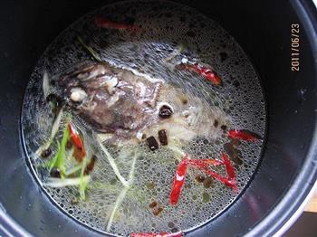 茄豆腐黑鱼头的做法图解4