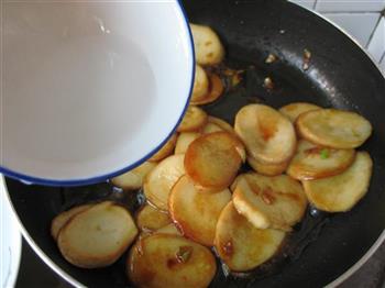 煎烧蚝油鲍菇片的做法步骤7