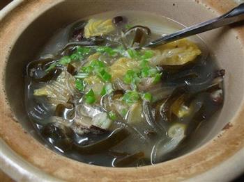 砂锅白菜海带汤的做法图解12
