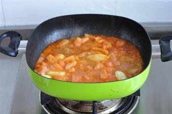 茄汁牛排骨火锅的做法步骤4