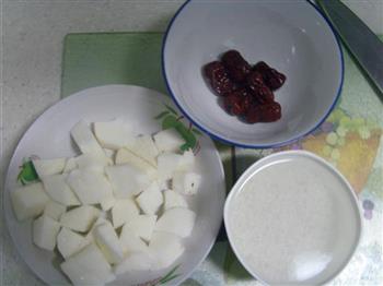 山药糯米红枣粥的做法步骤1
