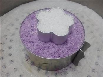 小小花紫薯松糕的做法步骤10