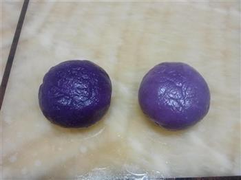 小小花紫薯松糕的做法步骤4
