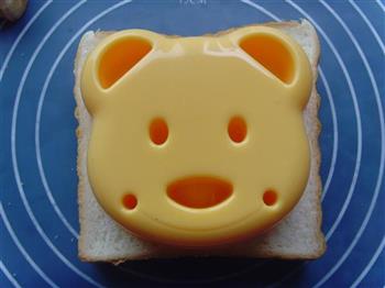 小熊三明治的做法图解4