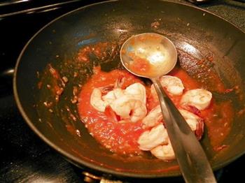 番茄酱汁虾仁的做法步骤7