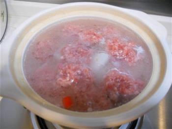 萝卜牛肉丸子汤的做法步骤6