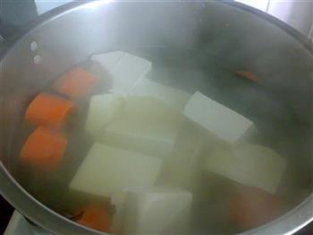 海带豆腐鱼尾汤的做法步骤7