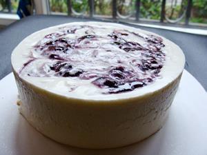 蓝莓酸奶冻蛋糕的做法步骤24