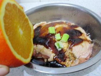 香橙鸡腿肉的做法步骤6